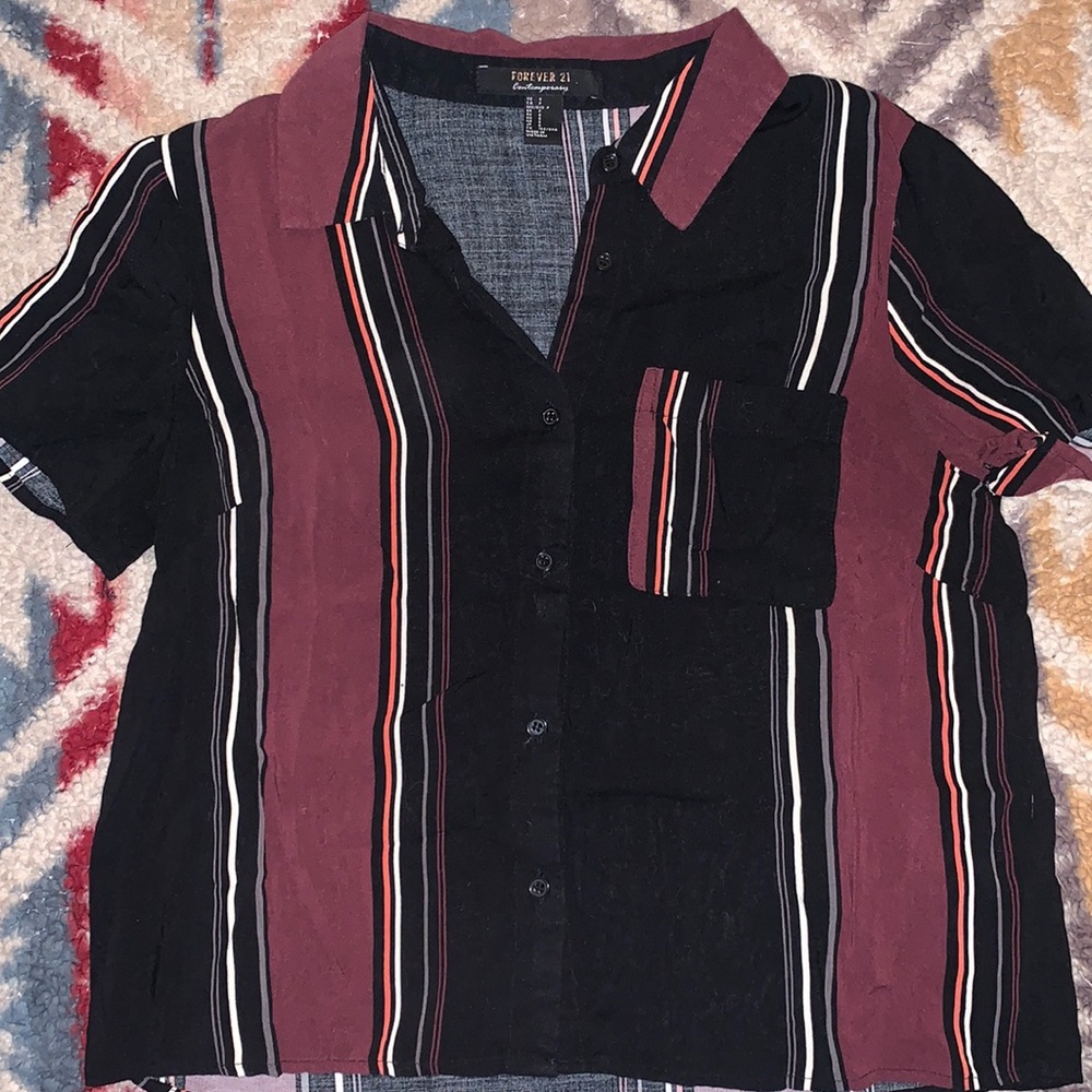 Striped Button Up